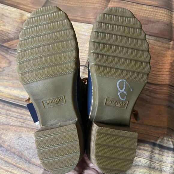 Sperry Women's Saltwater Heel Leather NWT size 5 - Picture 5 of 7